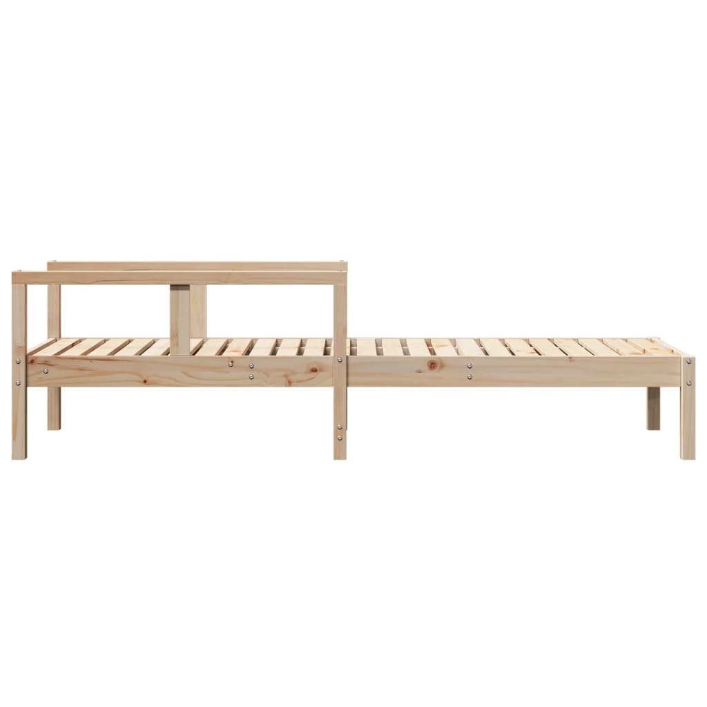 Solid Wood Single Sun Lounger