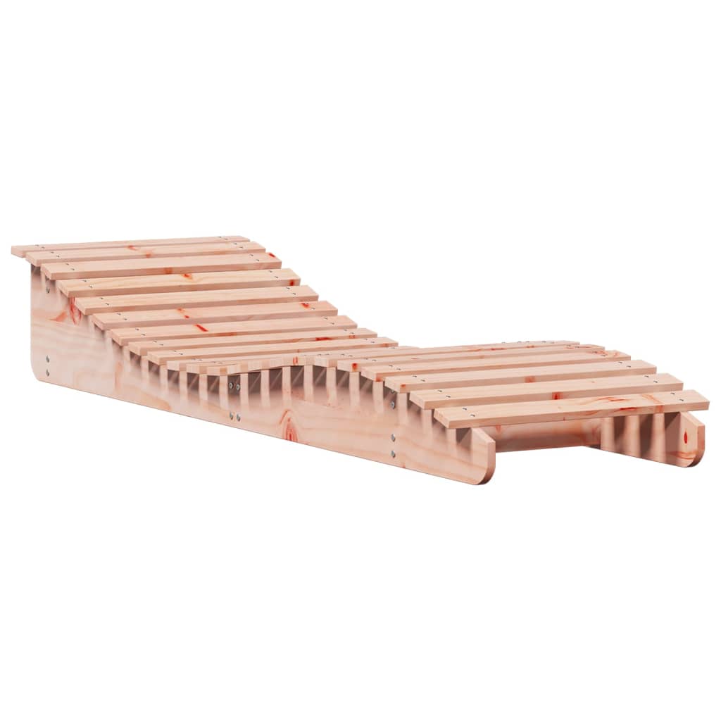 Solid Wood Curved Sun Lounger
