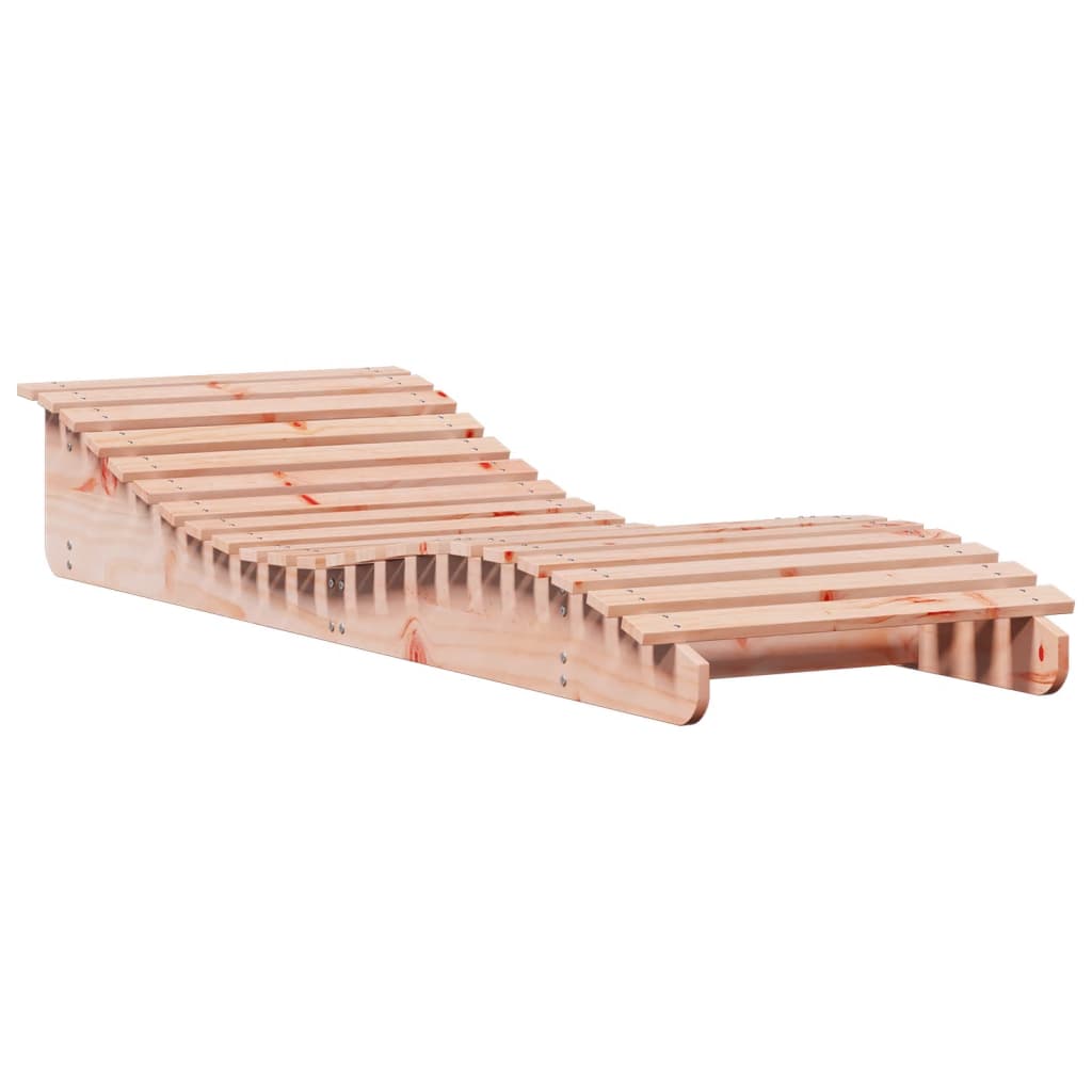 Solid Wood Curved Sun Lounger