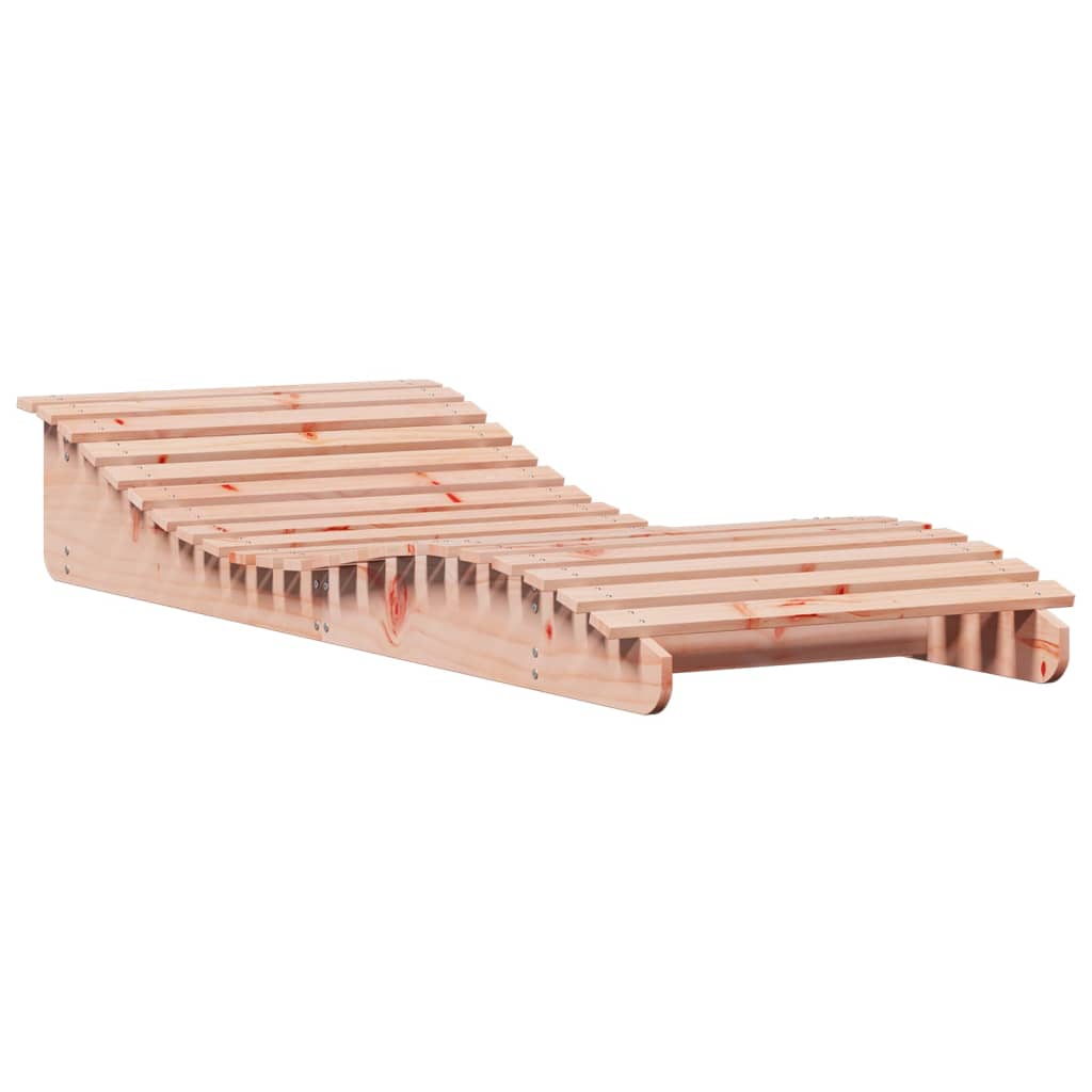 Solid Wood Curved Sun Lounger