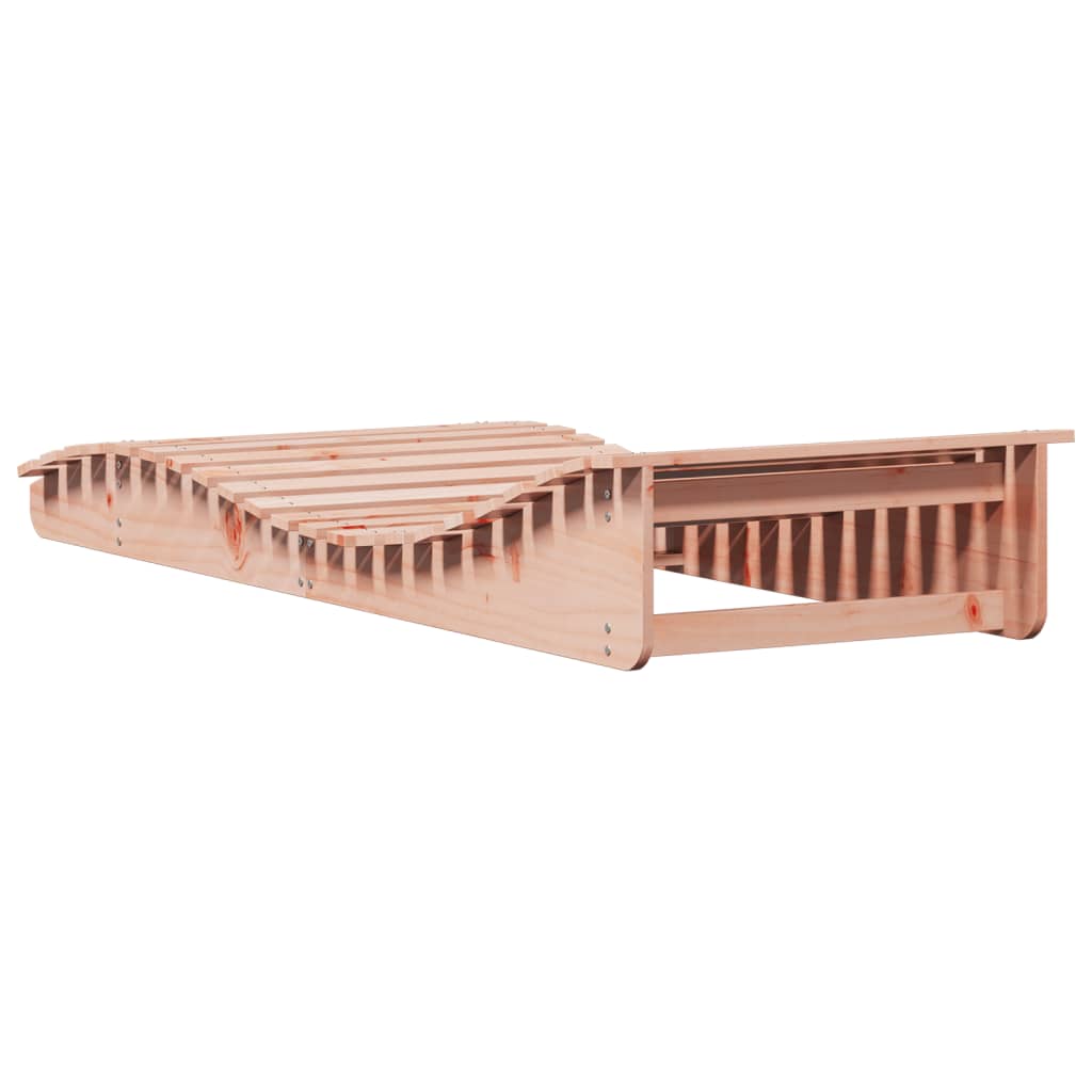 Solid Wood Curved Sun Lounger