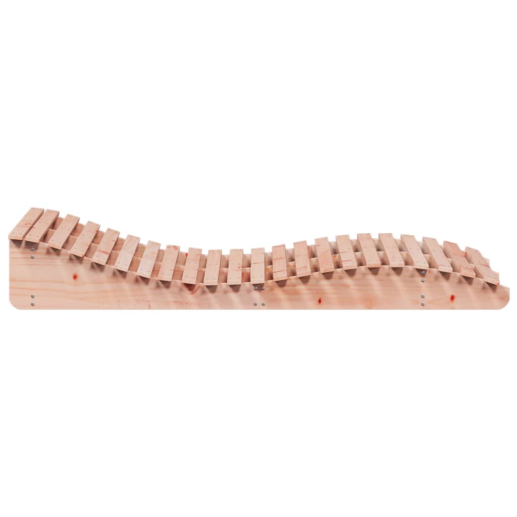 Solid Wood Curved Twin Sun Lounger