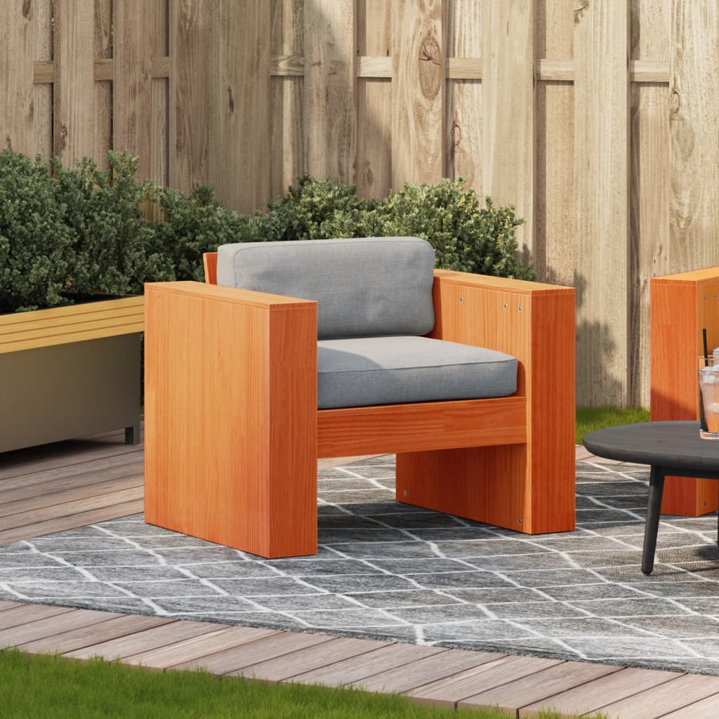 Chunky Solid Wood Garden Chair