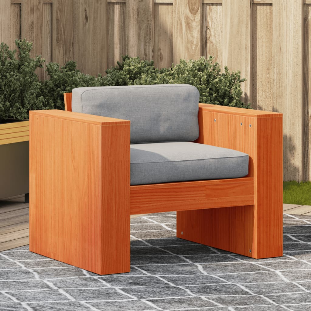 Chunky Solid Wood Garden Chair