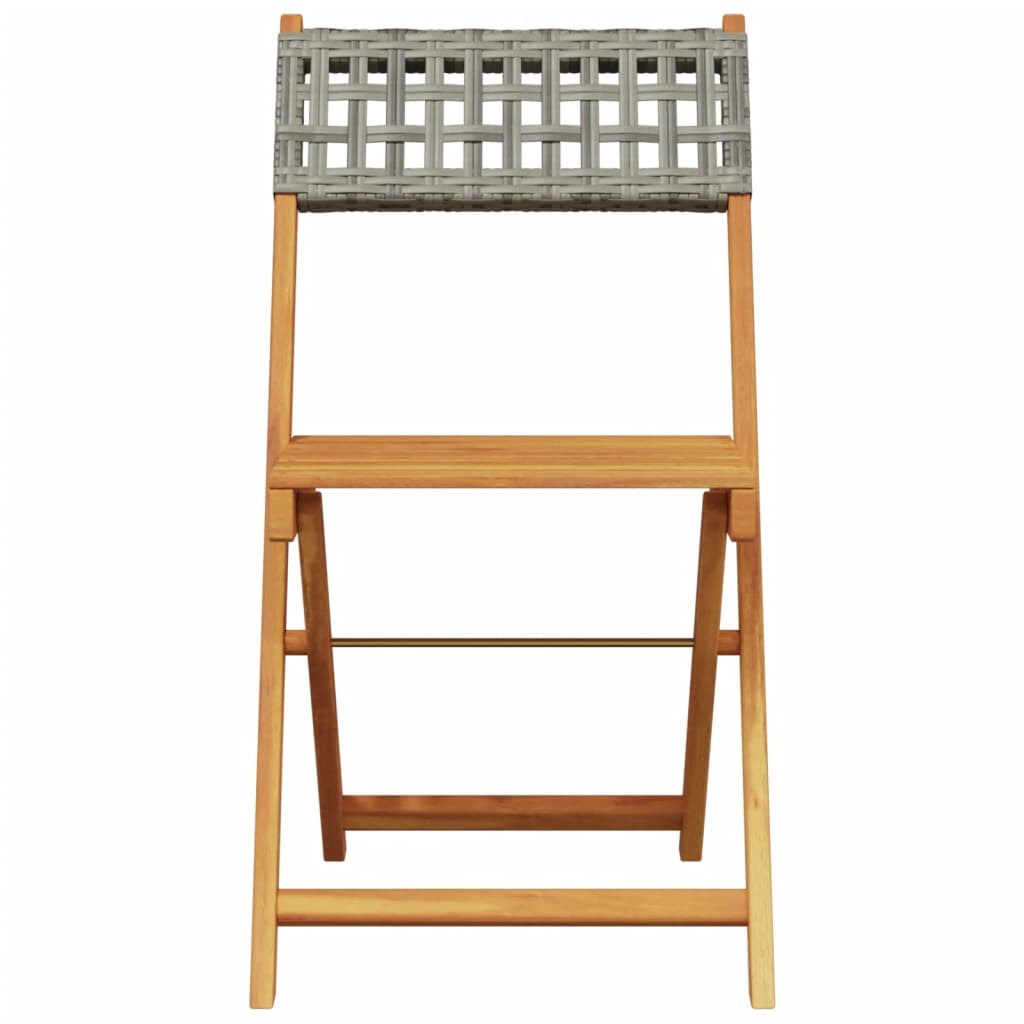 Bistro Chairs 2 pcs in Solid Acacia Wood with choice of Backrest