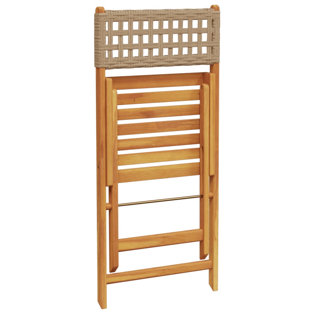 Bistro Chairs 2 pcs in Solid Acacia Wood with choice of Backrest