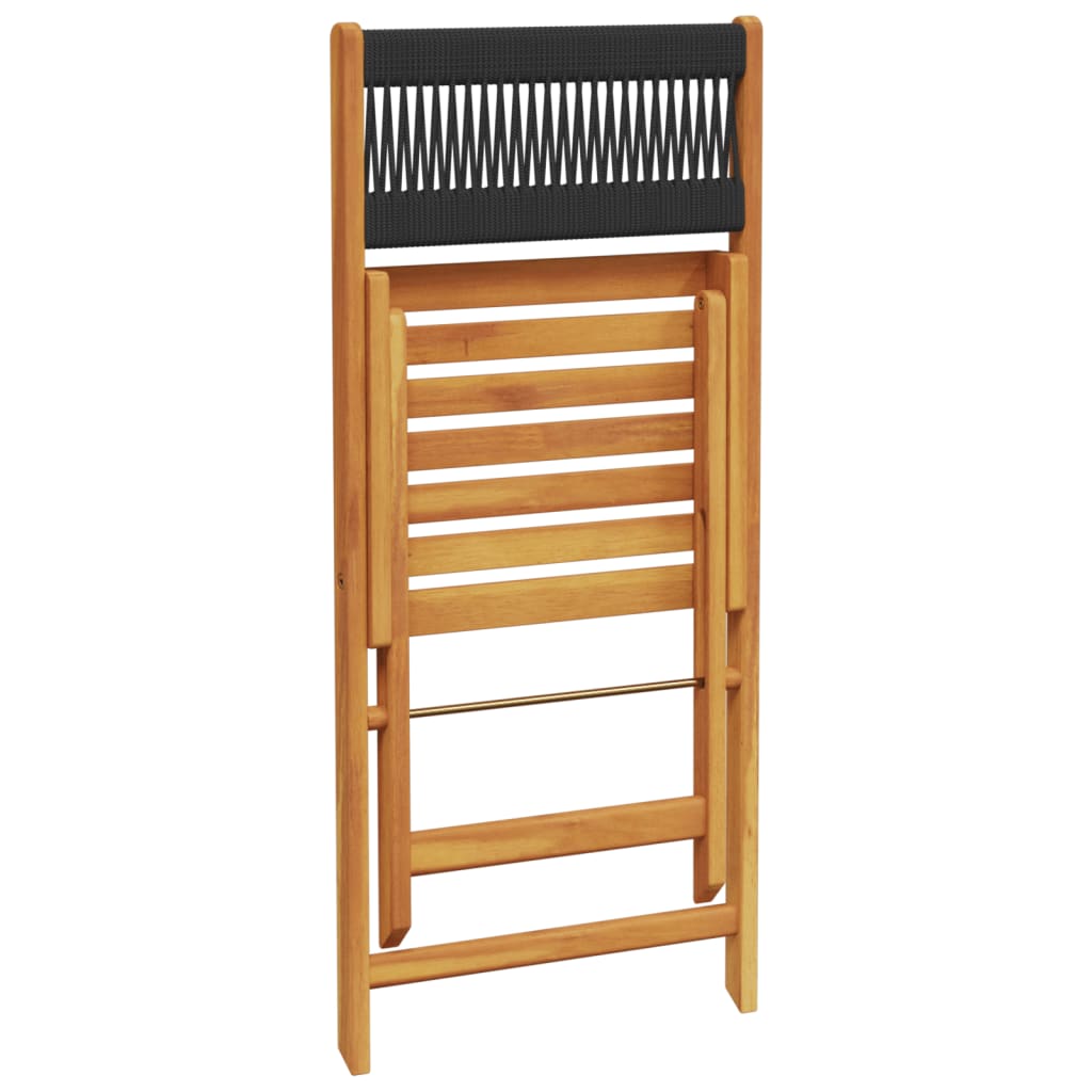 Bistro Chairs 2 pcs in Solid Acacia Wood with choice of Backrest