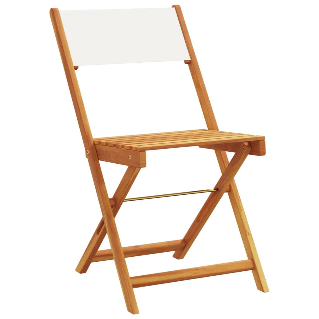 Bistro Chairs 2 pcs in Solid Acacia Wood with choice of Backrest
