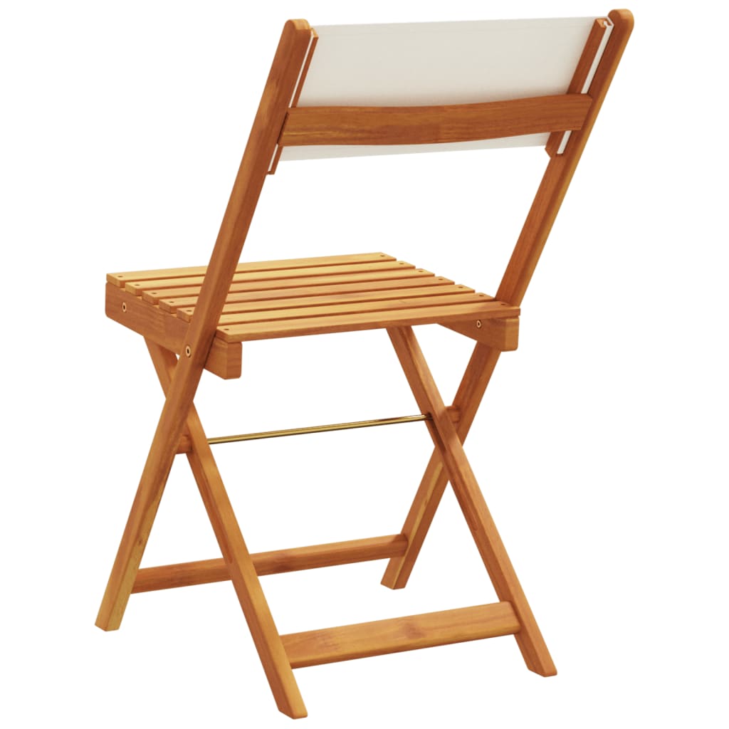 Bistro Chairs 2 pcs in Solid Acacia Wood with choice of Backrest