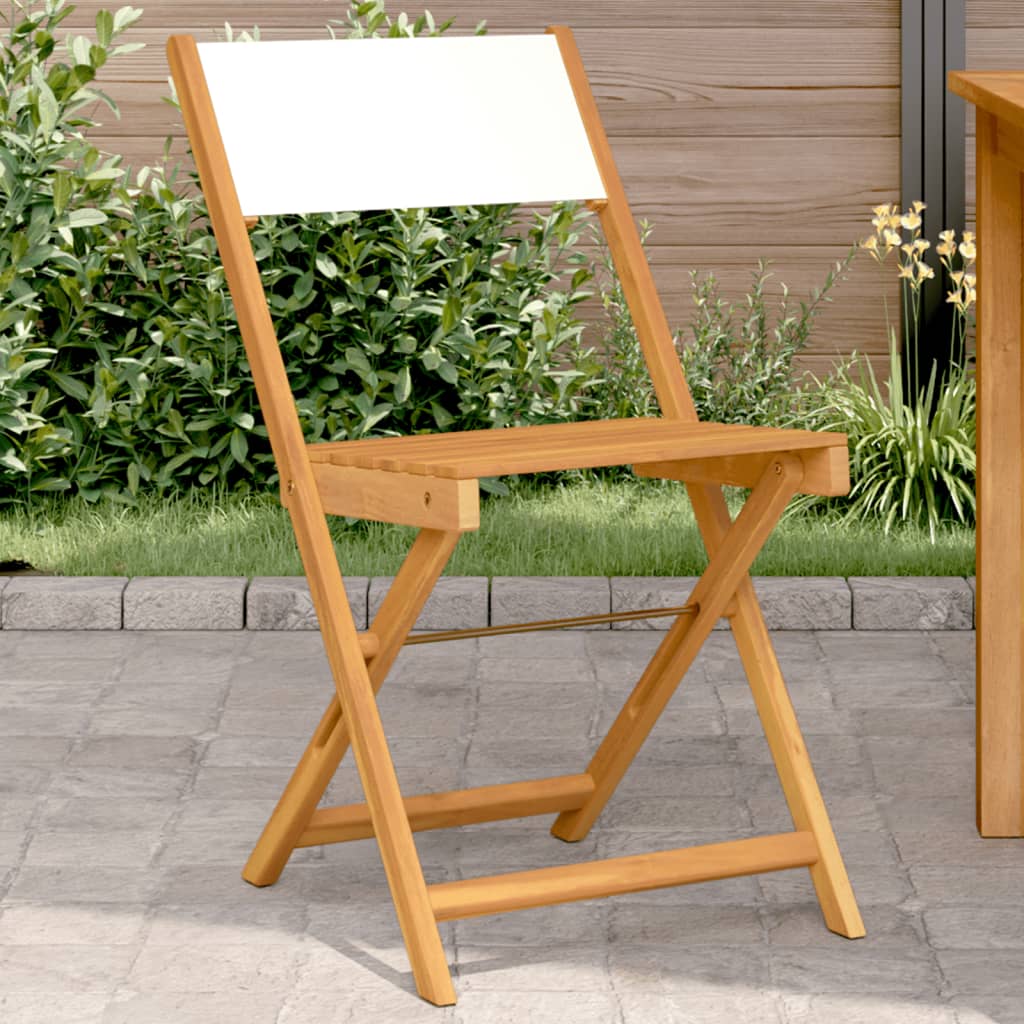 Bistro Chairs 2 pcs in Solid Acacia Wood with choice of Backrest