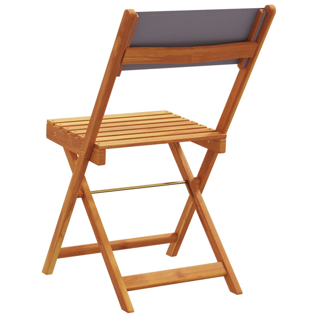 Bistro Chairs 2 pcs in Solid Acacia Wood with choice of Backrest