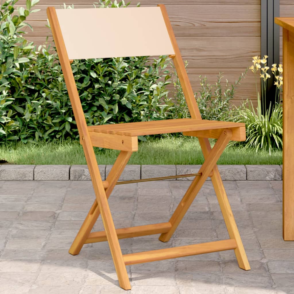 Bistro Chairs 2 pcs in Solid Acacia Wood with choice of Backrest