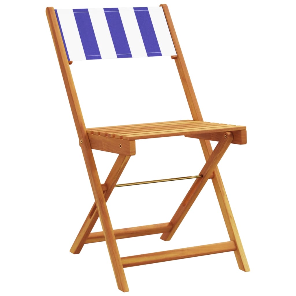 Bistro Chairs 2 pcs in Solid Acacia Wood with choice of Backrest