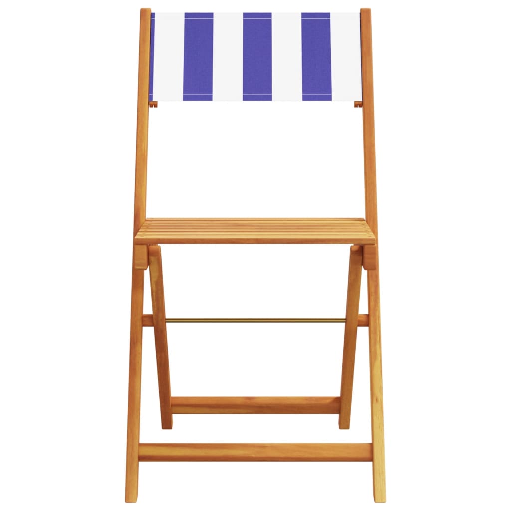 Bistro Chairs 2 pcs in Solid Acacia Wood with choice of Backrest
