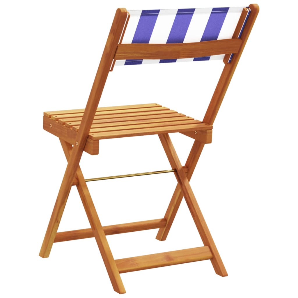 Bistro Chairs 2 pcs in Solid Acacia Wood with choice of Backrest