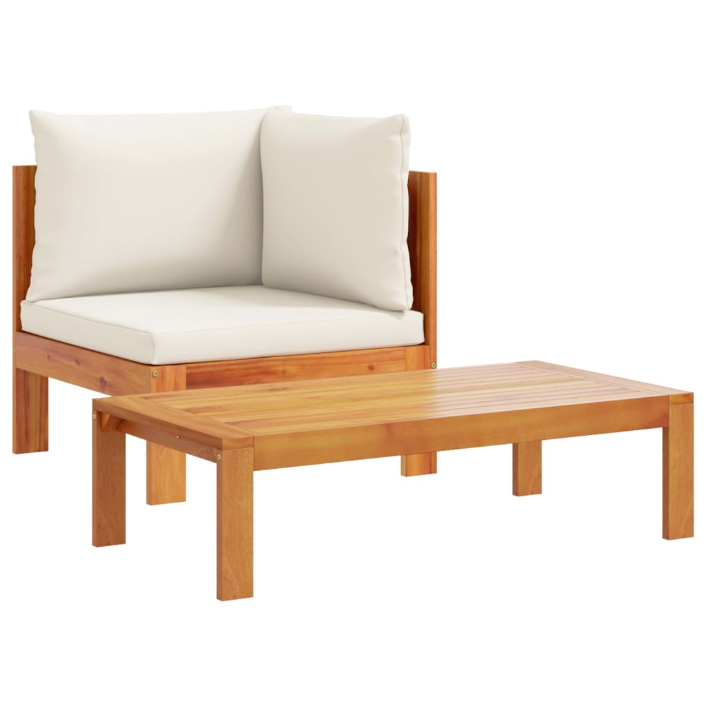5 Piece L-Shaped Sofa Set with Cushions