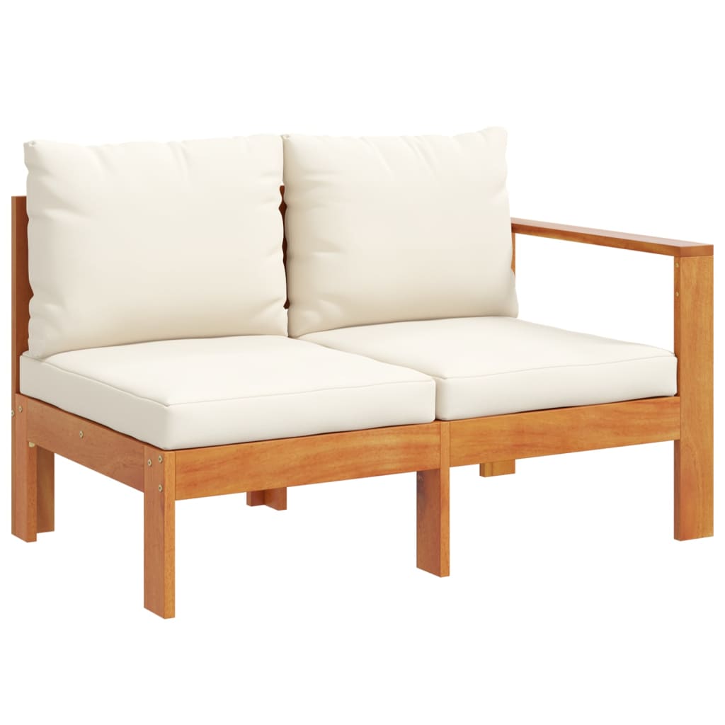 5 Piece L-Shaped Sofa Set with Cushions