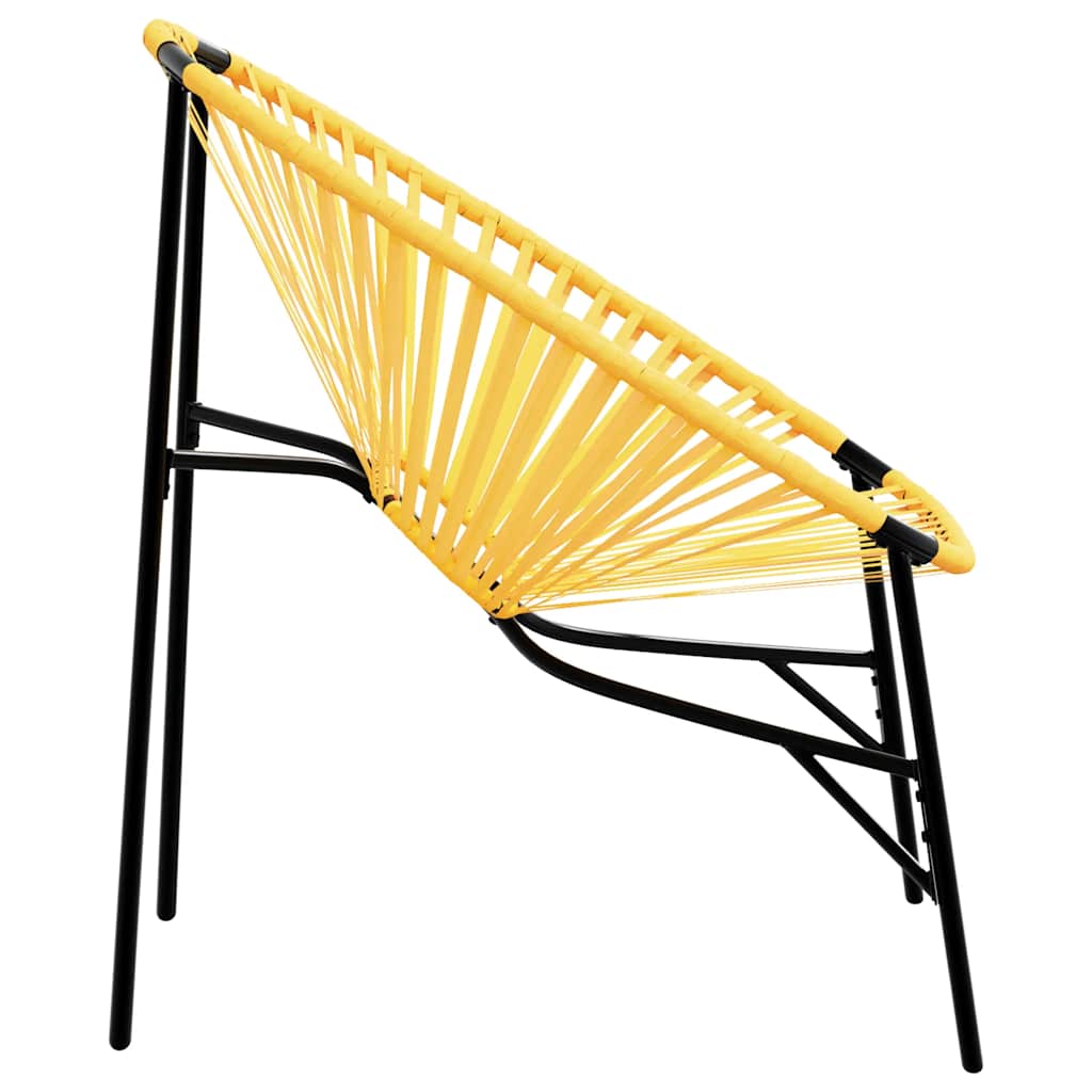 Garden Chair Set with Table in Poly Rattan - 3 pcs