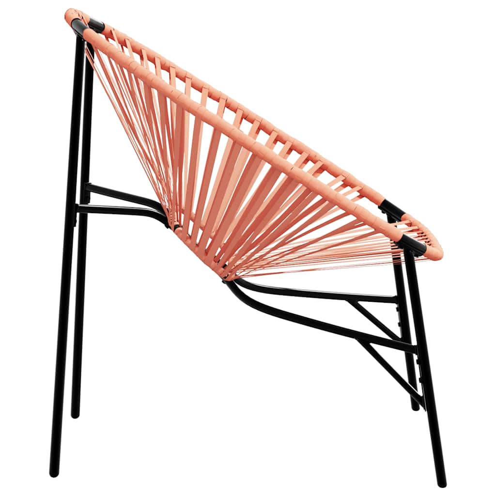Garden Chair Set with Table in Poly Rattan - 3 pcs
