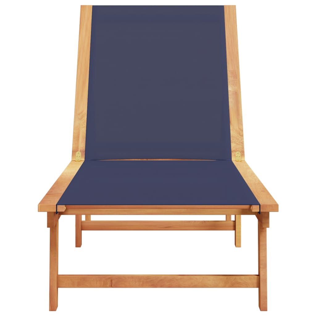 Solid Wood Acacia Sun Lounger