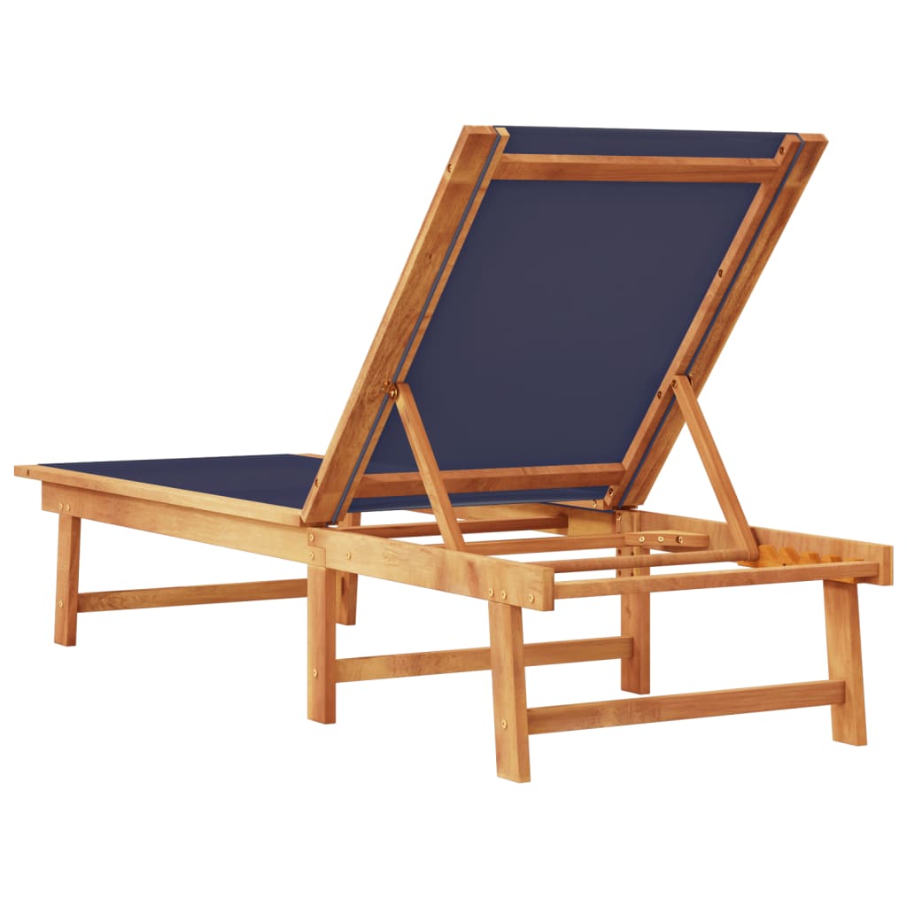 Solid Wood Acacia Sun Lounger