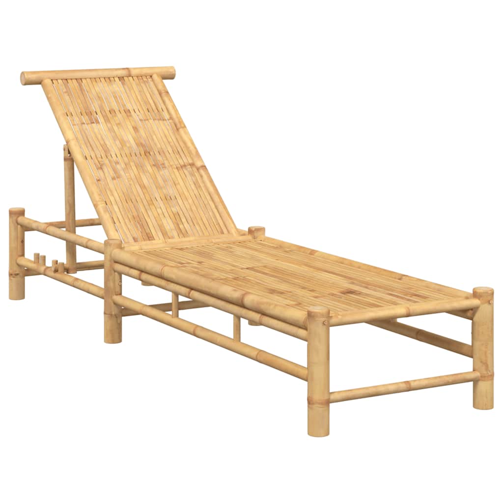 Bamboo Sun Lounger with Optional Cushions