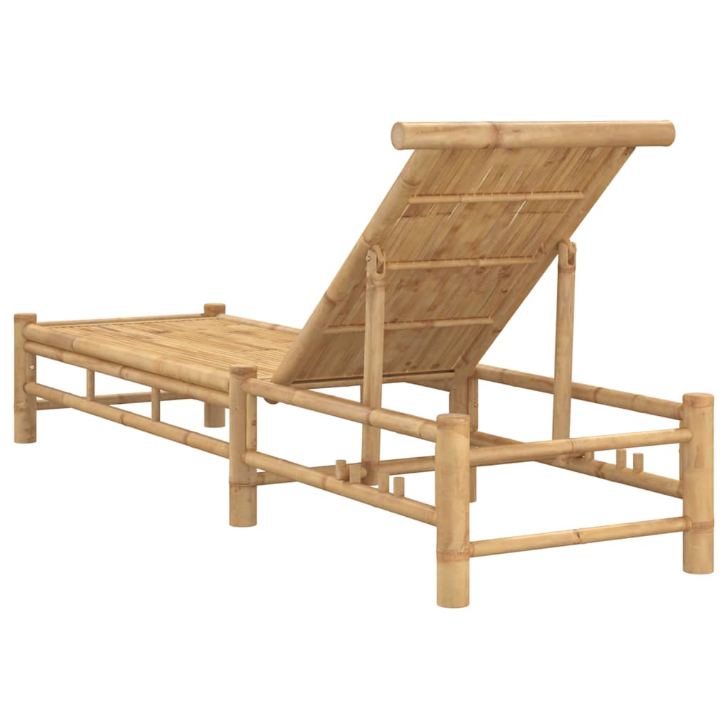 Bamboo Sun Lounger with Optional Cushions