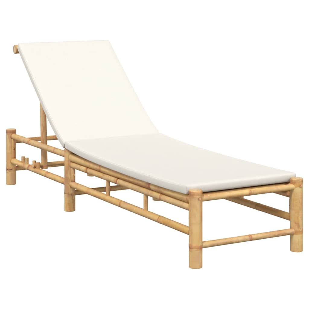 Bamboo Sun Lounger with Optional Cushions