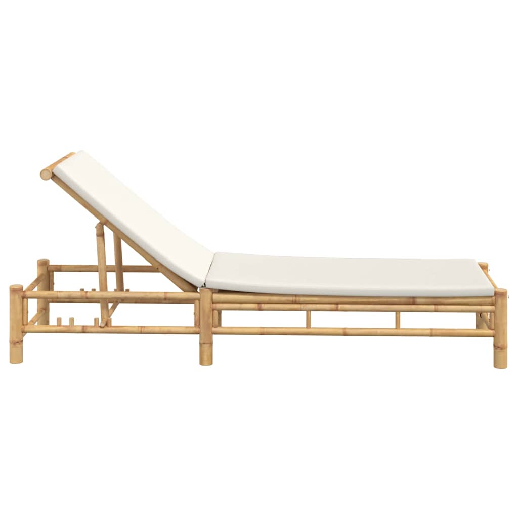 Bamboo Sun Lounger with Optional Cushions