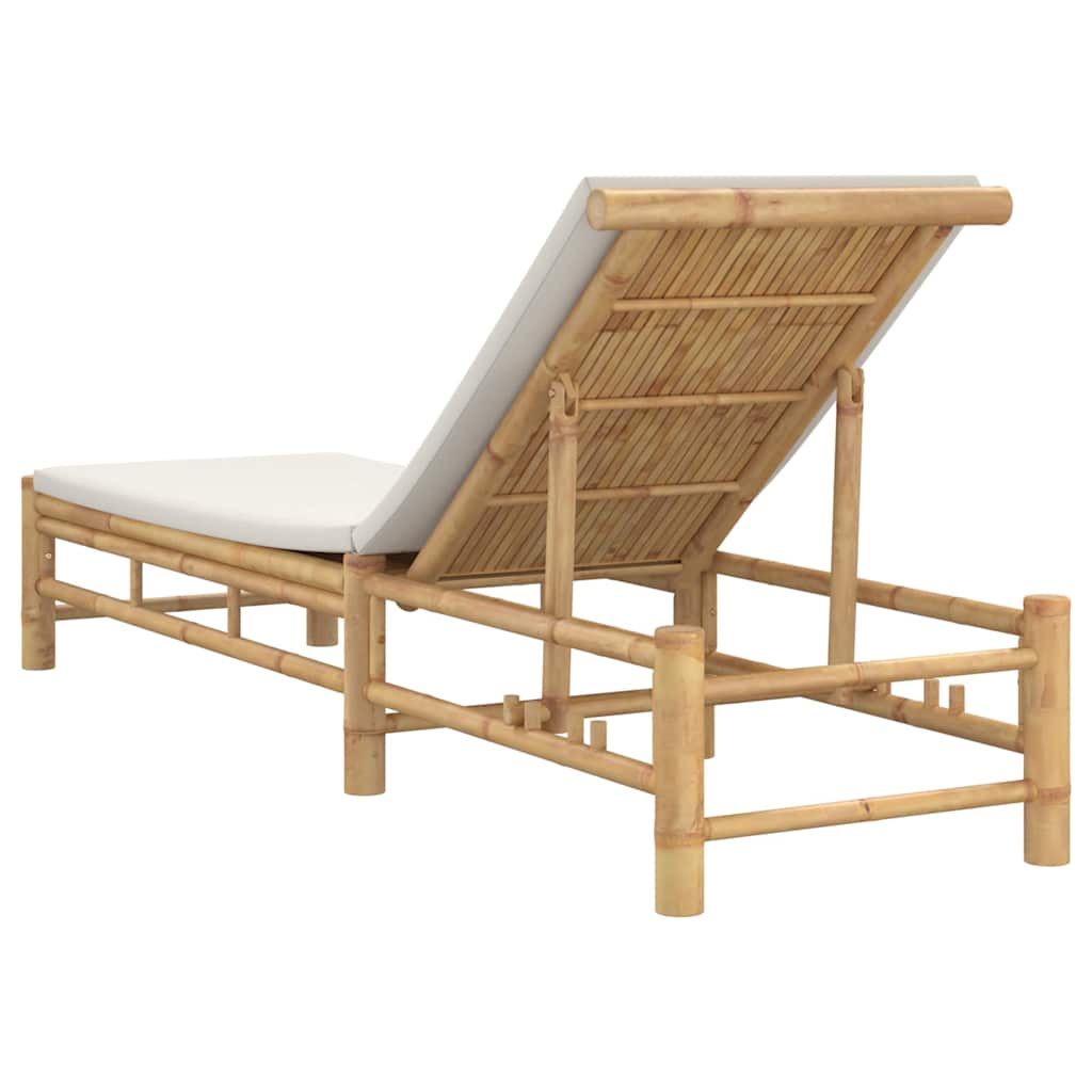 Bamboo Sun Lounger with Optional Cushions