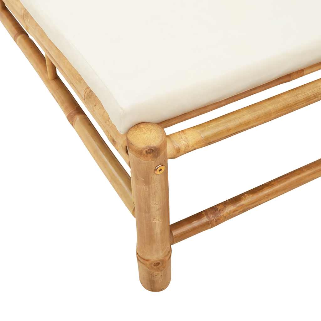 Bamboo Sun Lounger with Optional Cushions