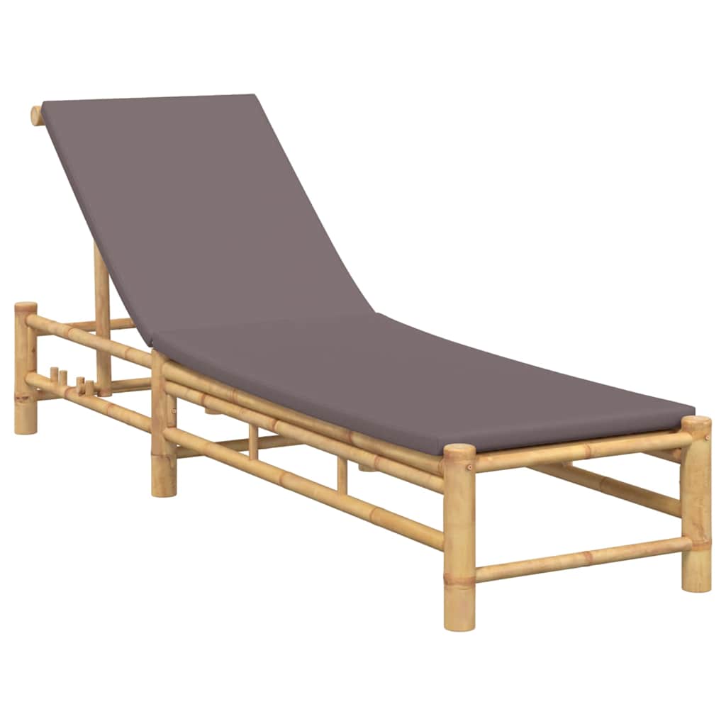 Bamboo Sun Lounger with Optional Cushions