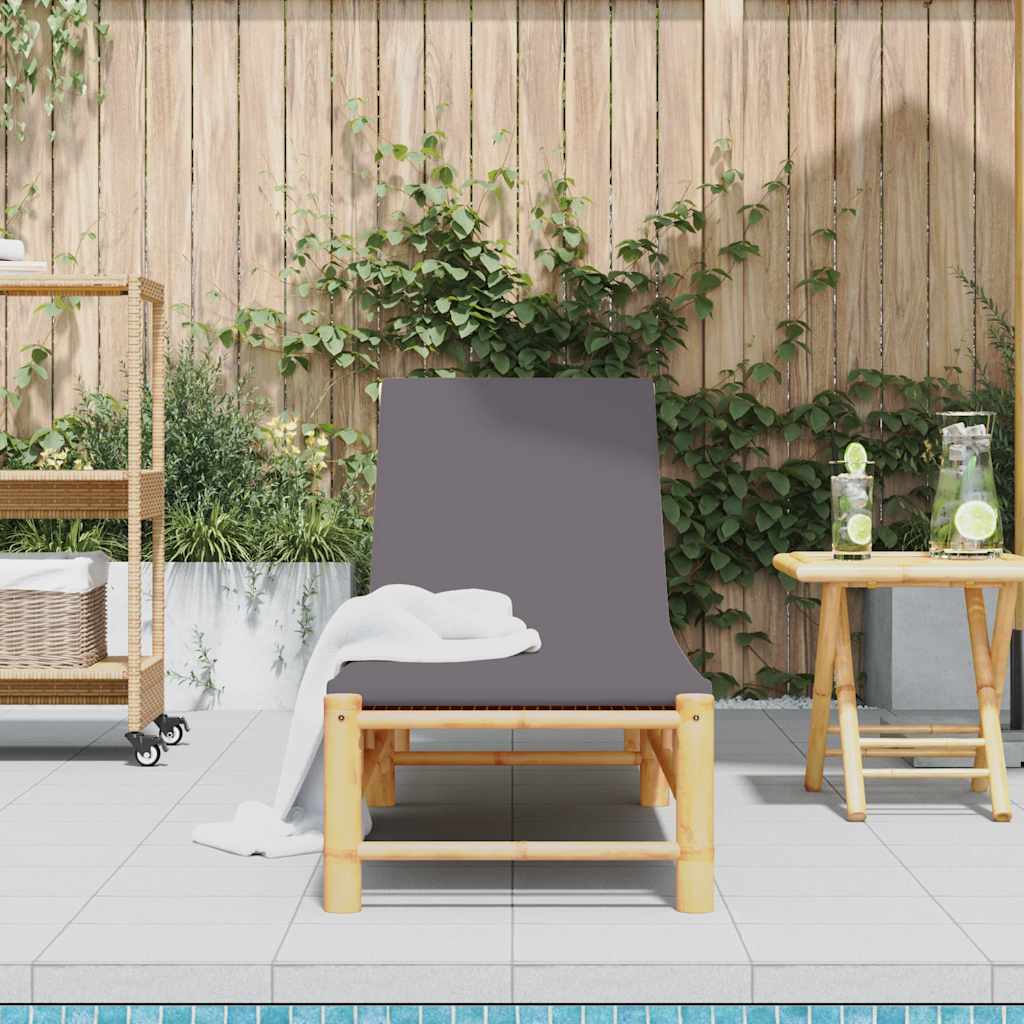Bamboo Sun Lounger with Optional Cushions