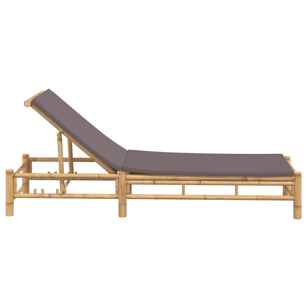 Bamboo Sun Lounger with Optional Cushions