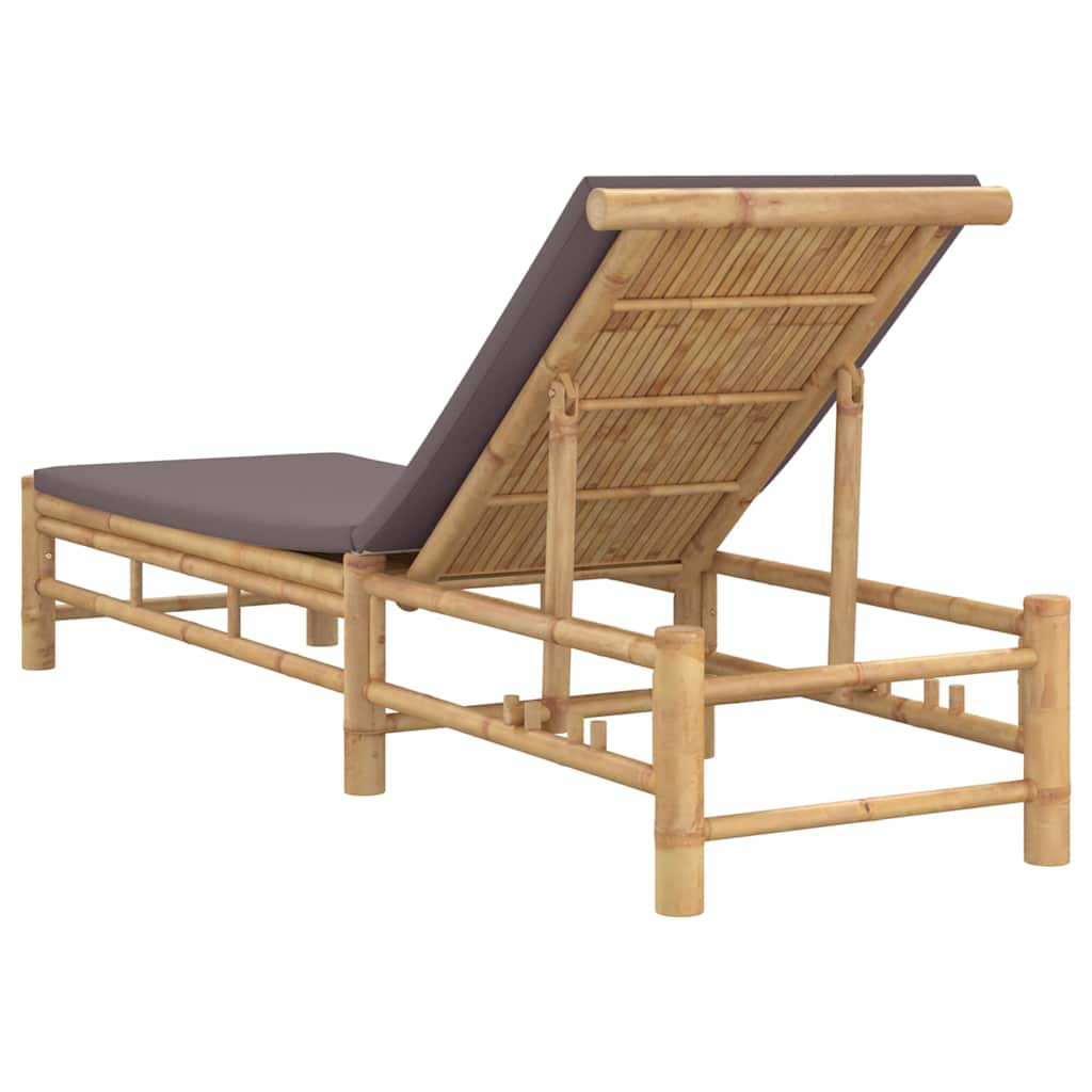Bamboo Sun Lounger with Optional Cushions