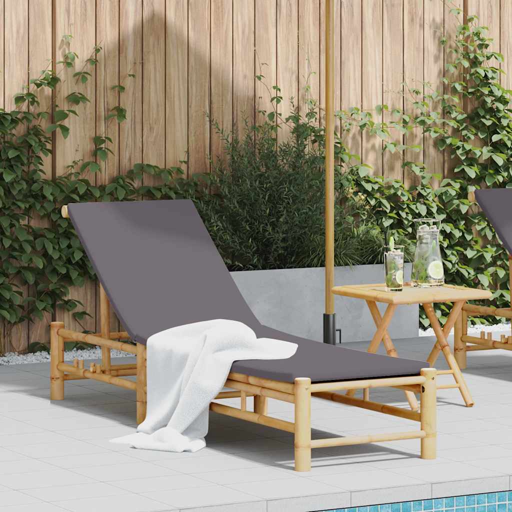 Bamboo Sun Lounger with Optional Cushions