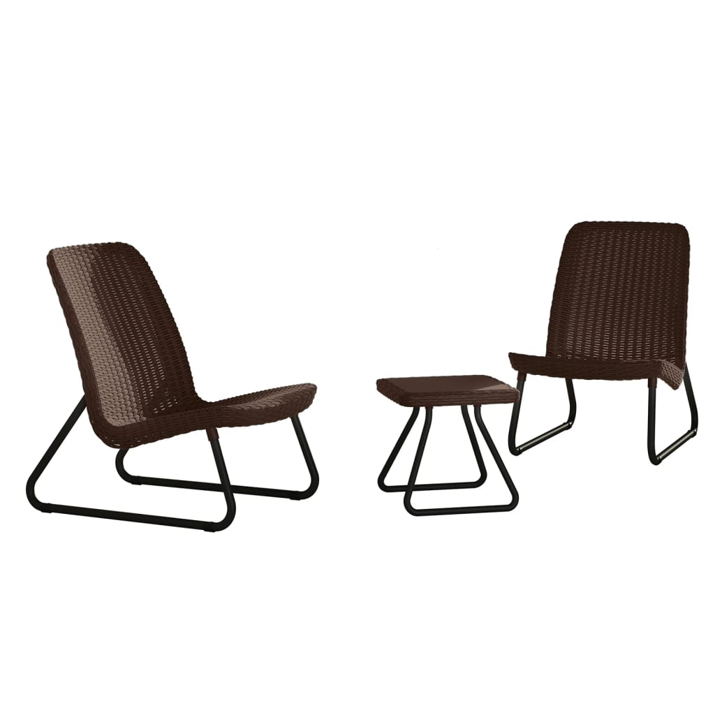Rio Modern Patio Furniture Set - 3 Pieces