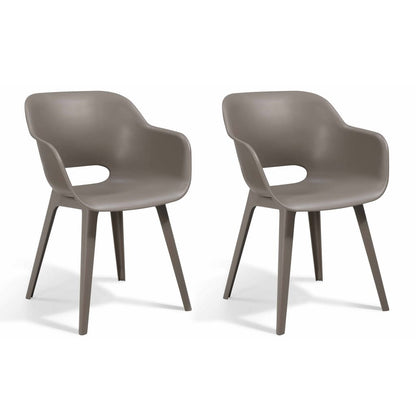 Akola Outdoor Chairs - 2 pcs