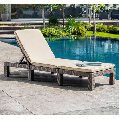 Daytona Sunlounger with Cushion