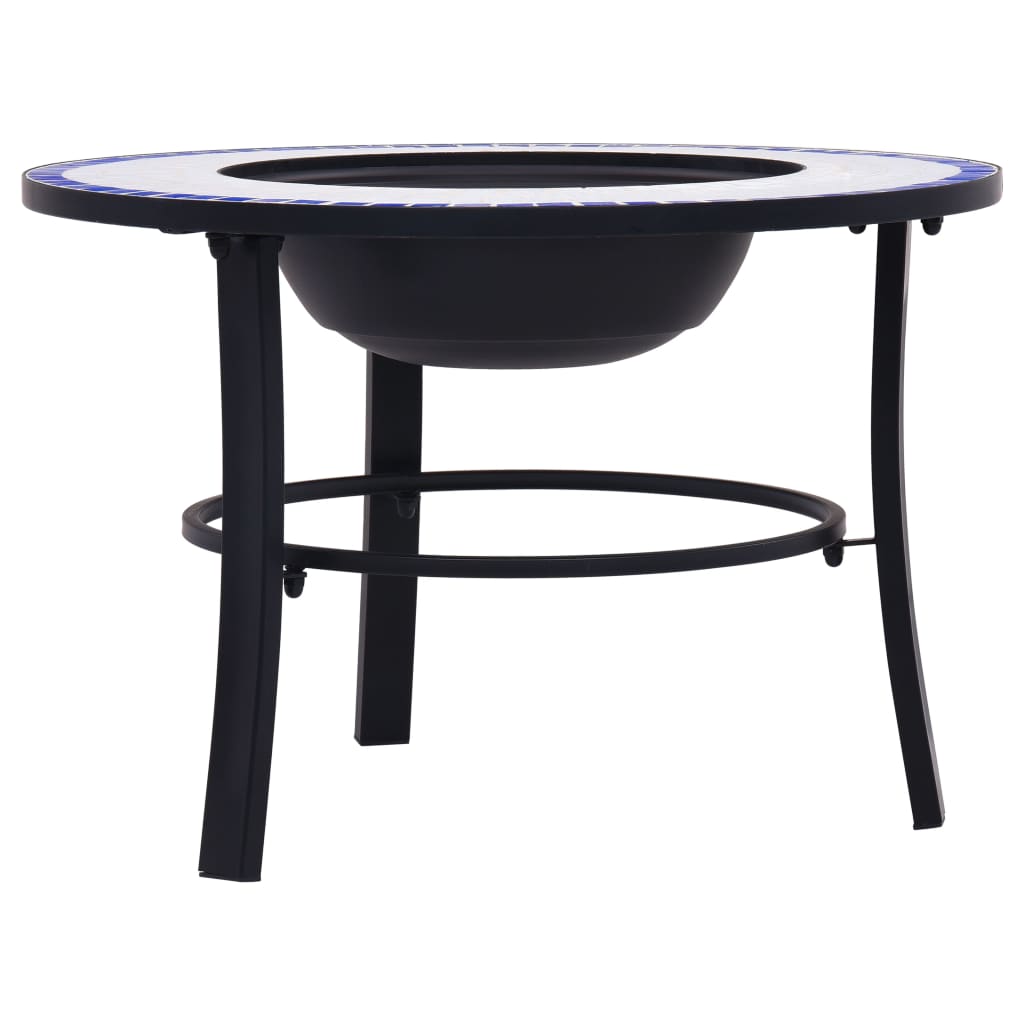 Mosaic Fire Pit with Ceramic Tiling Patterns