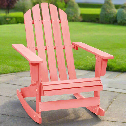 Adirondack Rocking Chair in Solid Fir Wood