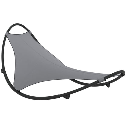 Rocking Sun Lounger with Wheels