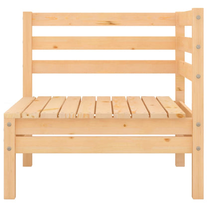 Garden 2-Seater Sofa Solid Pinewood