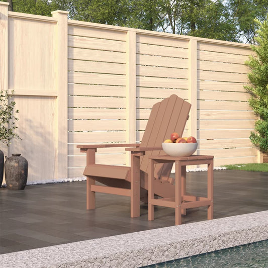 Garden Adirondack Chair with Table HDPE