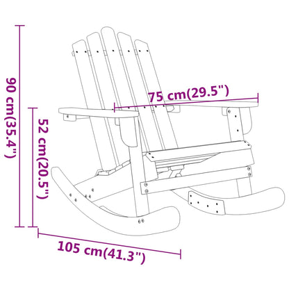 Adirondack Garden Lounge in Acacia Wood - 3 Piece, Multiple Seating Options