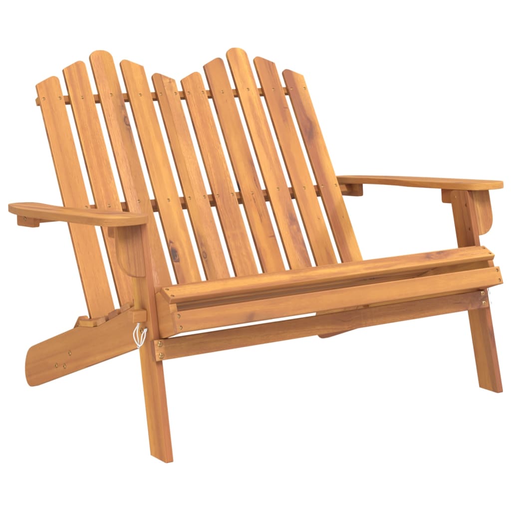 Adirondack Garden Lounge in Acacia Wood - 3 Piece, Multiple Seating Options