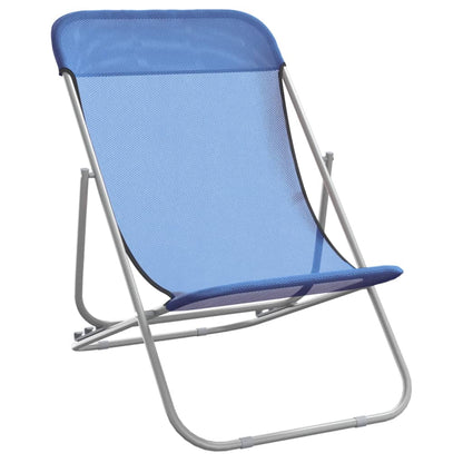 Folding Beach Style Chairs - 2 pcs