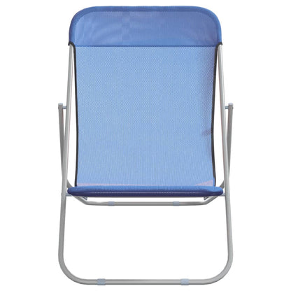 Folding Beach Style Chairs - 2 pcs