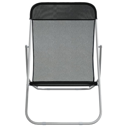 Folding Beach Style Chairs - 2 pcs