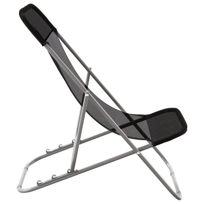 Folding Beach Style Chairs - 2 pcs